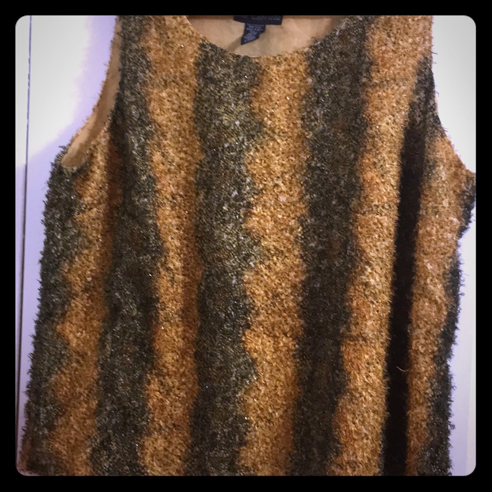 Dress up/Down Two Tone Blouse.